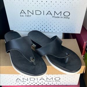 Andiamo Women's Black Sandals